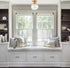 Modern Gold Ceiling Light Fixture Flush Mount Globe Glass